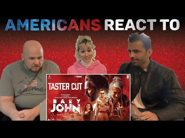 Americans React to Baby John - Taster Cut | Atlee | Varun Dhawan, Keerthy Suresh, Jackie Shroff