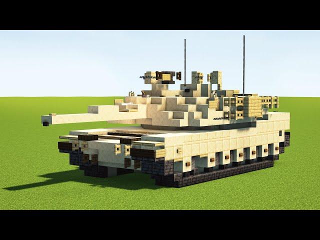 Minecraft M1A2 Abrams Tank [2.5:1] Tutorial