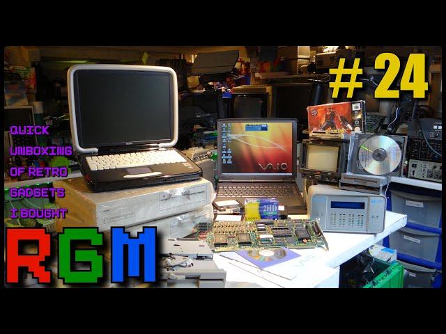 EBAY RETRO GADGETS I BOUGHT Video #24 INC SONY VAIO PCG-QR10 COMMODORE PC-I AJA IOHD and more #vaio