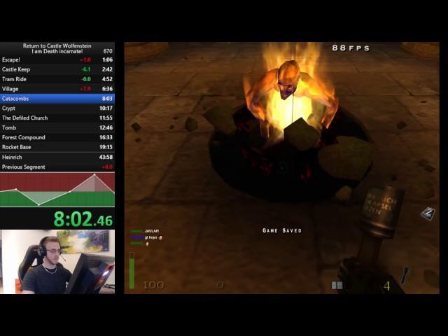 Return to Castle Wolfenstein - RTA Speedrun in 43.43 [PB]