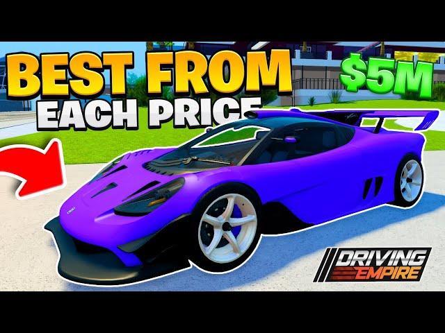 The BEST Cars From Each Price Range 2025 | Driving Empire!