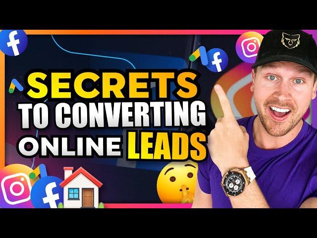 Online Real Estate Lead Generation Follow Up - How to CONVERT ONLINE LEADS