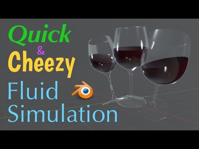 Blender 2.8 : Fluid Simulation using Rigid Body Physics