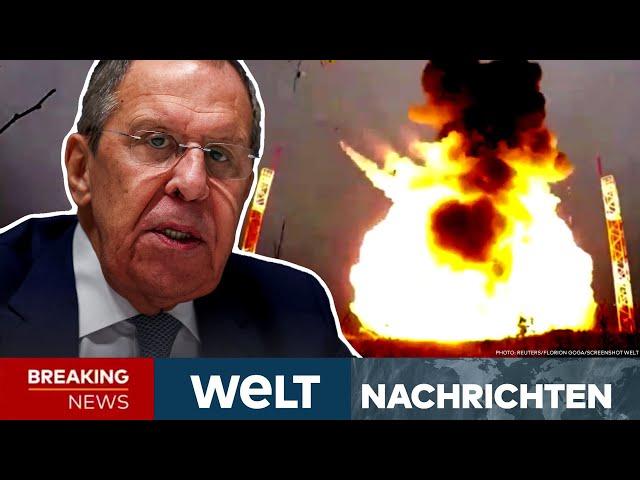 PUTINS KRIEG: Russen bereit, "jedes Mittel" gegen Westen einzusetzen! Heftige Lawrow-Drohung! | LIVE