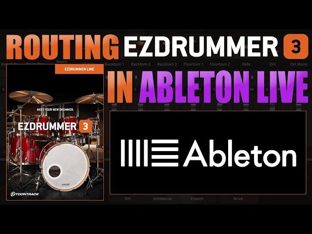 Routing Toontrack's EZDrummer 3 In Ableton Live