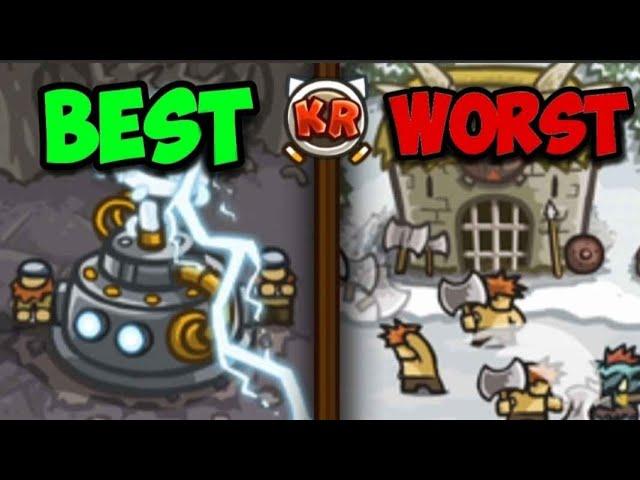 Kingdom Rush Towers Ranked From BEST To WORST