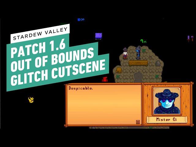 Stardew Valley: How to Get the Summit Cheat Cutscene | Patch 1.6 Out-of-Bounds Glitch