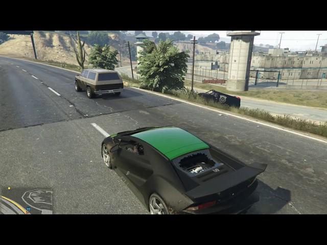 GTA V Vaya un accidente...