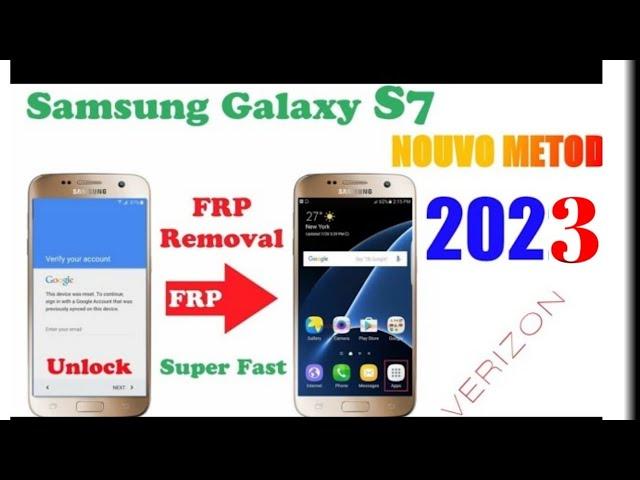 Samsung Galaxy s7 edge frp by pass new metod 2023