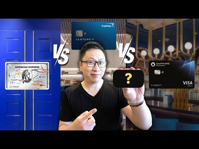 Amex Platinum vs Chase Sapphire Reserve vs Capital One Venture X: Which One Is Better?!