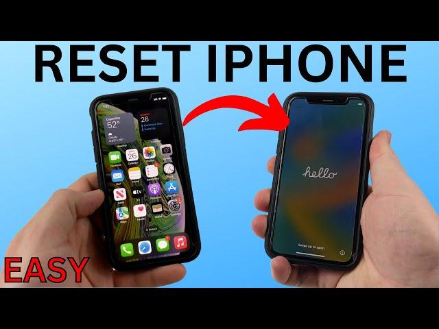 How to Reset iPhone to Factory Settings - 2023