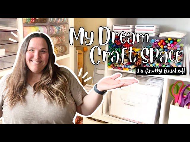 COMPLETE craft room tour // showing you all the things...plus how I organize and use my space