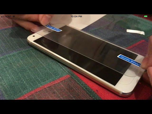 PROPERLY install a tempered glass screen protector on your cell phone