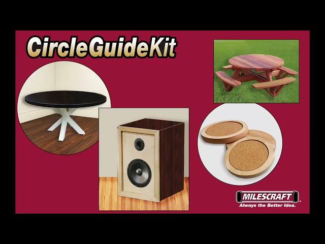 Milescraft 1219/1269 CircleGuideKit   Cutting Circles with your Router by Equus