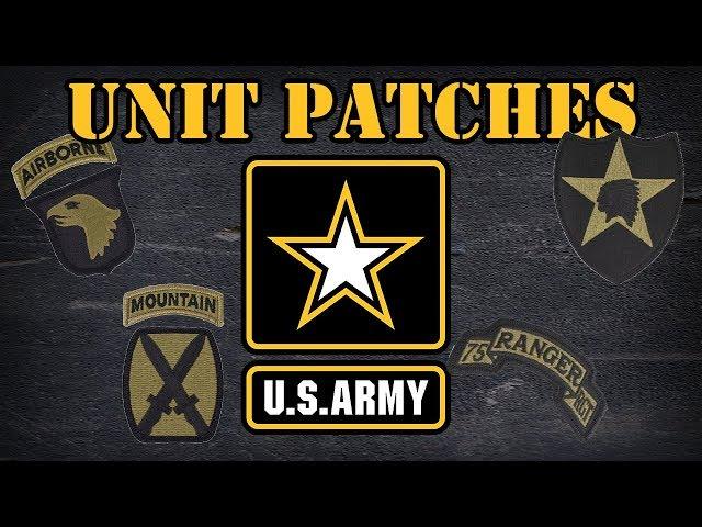 US Army Unit Patches