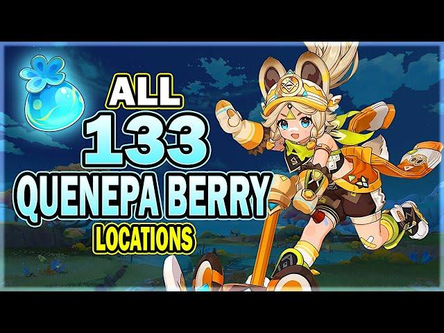 All 133 Quenepa Berry Locations - Efficient Farming Route - Kachina Ascension | Genshin Impact