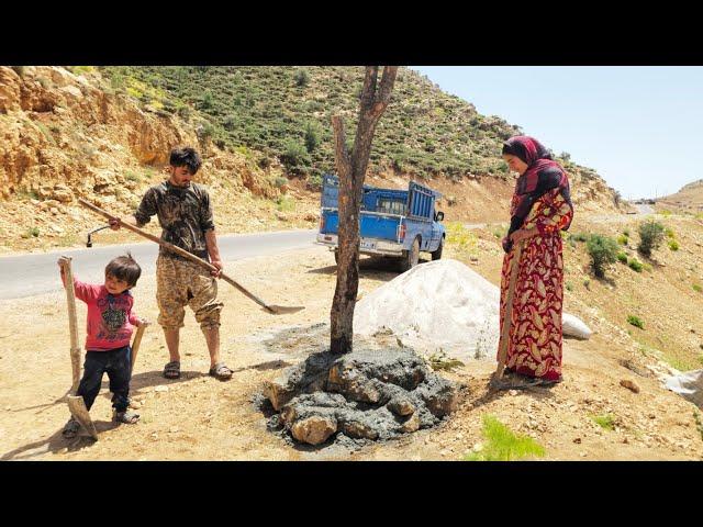 Hand-Built Cooling Shelter & Final Support Beams – Kamal’s Nomadic Invention Grows
