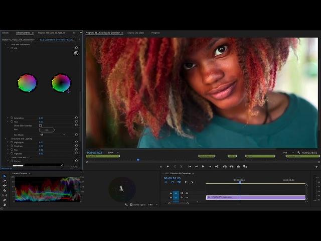 Skin tone and color adjustment using the HSL controls in Colorista and Magic Bullet Looks