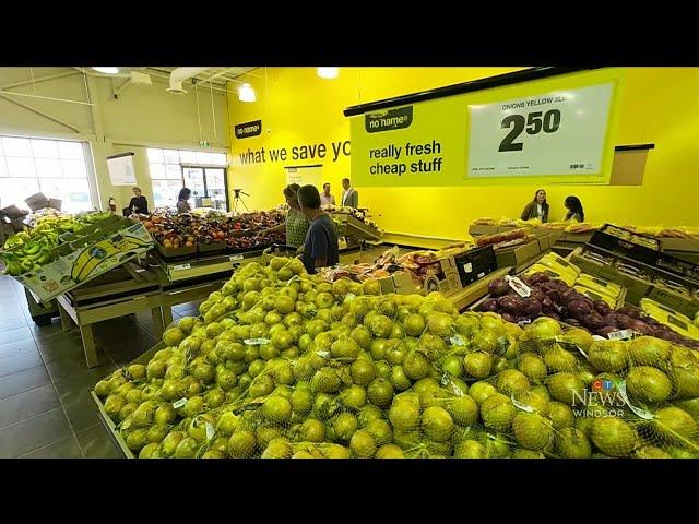 Get a look inside Canada's first No Name grocery store | No Name grocery store