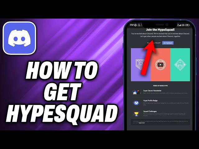 How To Get HypeSquad On Discord Mobile (2024) - Quick Help