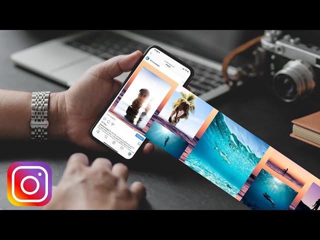 Create Seamless INSTAGRAM Carousel Posts on MOBILE!