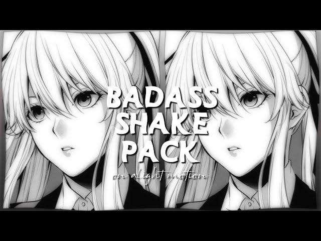 Popular Badass Shakes Pack on Alight Motion (Alight Link, XML File and QR Code) | Moonie 달 |