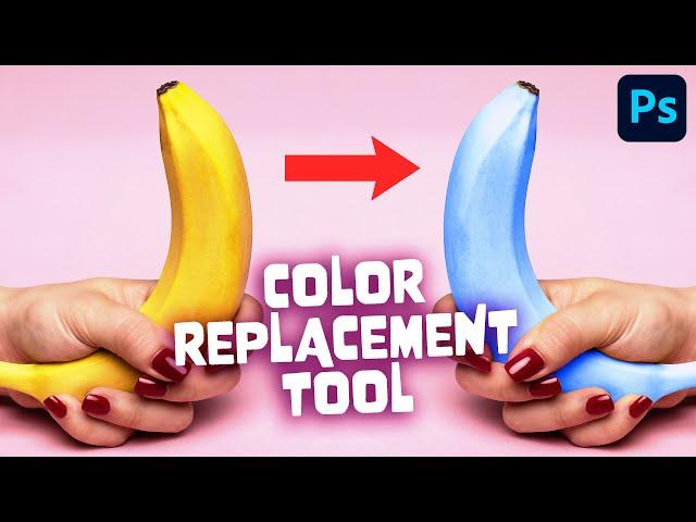 The Color Replacement Tool Photoshop CC Tutorial | How to Change Color