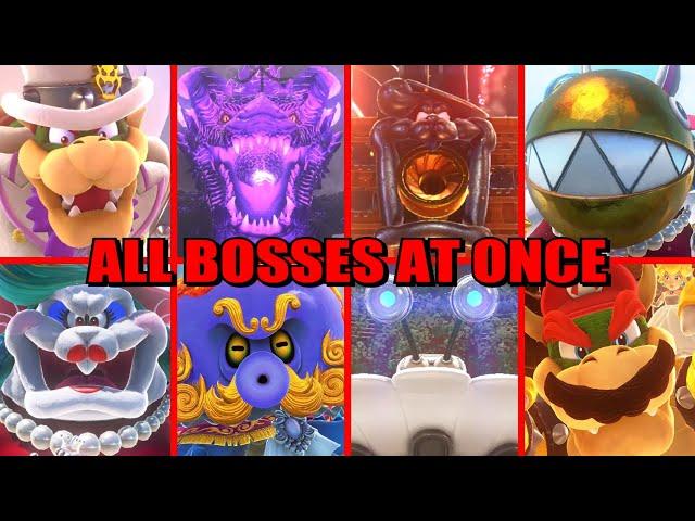 What If You Fight All Bosses The Same Time in Super Mario Odyssey