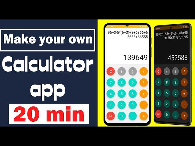 How to make a Calculator in Android Studio | 2024