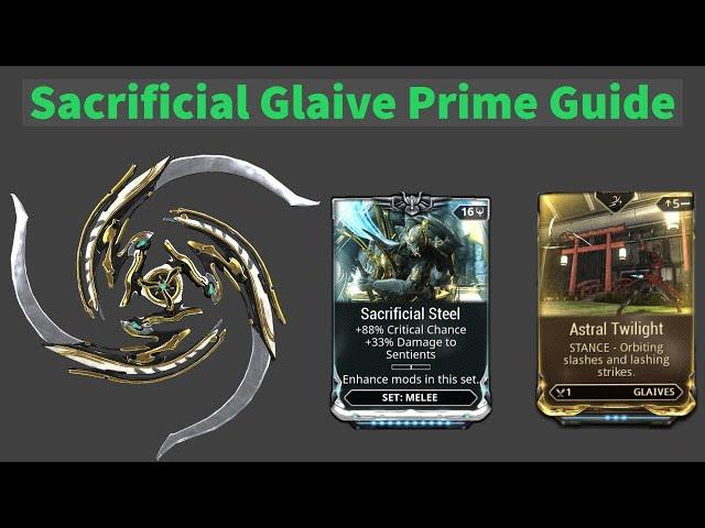 Warframe [GLAIVE PRIME] NO RIVEN MOD ONE SHOT ONE KILL STEEL PATH