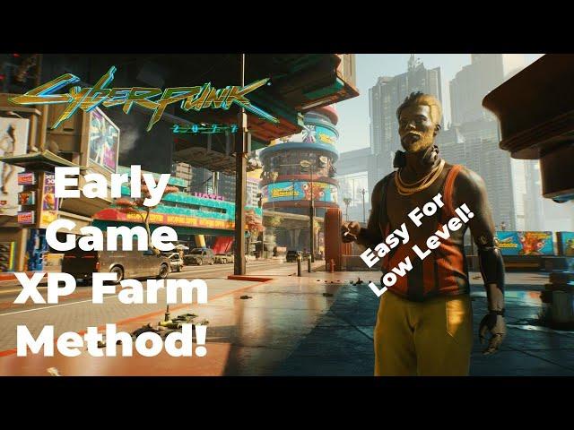 Cyberpunk 2077 Low Level XP Farm! This Is Way Too Easy!