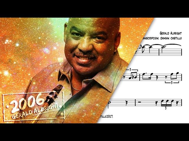 "Georgia On My Mind" - Gerald Albright - Sax Alto transcription