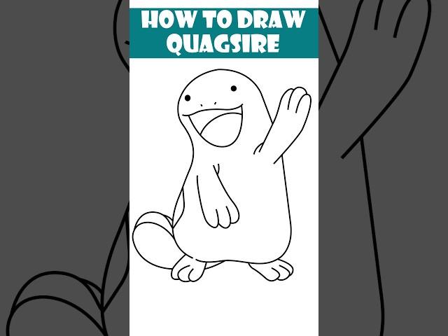 Quagsire Pokemon Drawing | #drawing #d4drawing #anime #cartoon