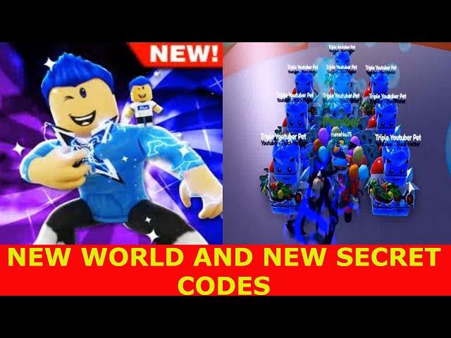 * NEW WORLD AND NEW SECRET CODES *  [OP PET!] Shuriken Tapping ROBLOX