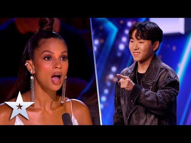 Junwoo's cool MAGIC hits every BEAT! | Auditions | BGT 2022