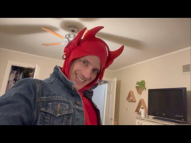 Brian Holden being silly in vlogs