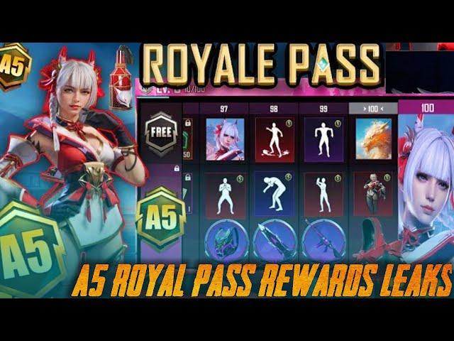 A5 Royale Pass Rewards 1 to 100 RP Leaks | A5 Upgrade Gun Confirm | Next Ultimate Set & M416 Upgrade