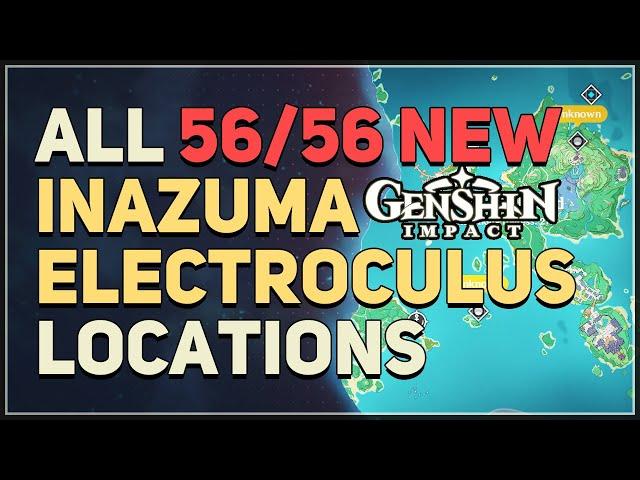 All 56 NEW Inazuma Electroculus Locations Genshin Impact