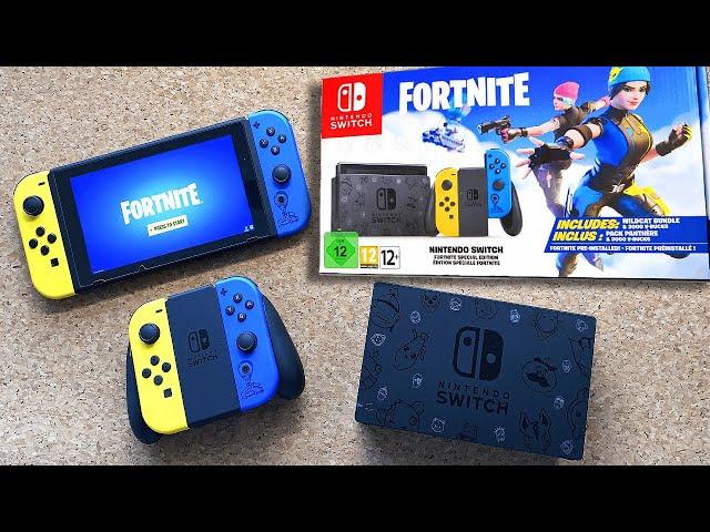 Nintendo Switch Fortnite Wildcat Bundle | Unboxing and Setup