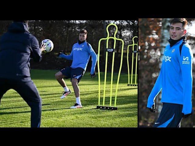 Anselmino First Chelsea Training Session [VIDEO]