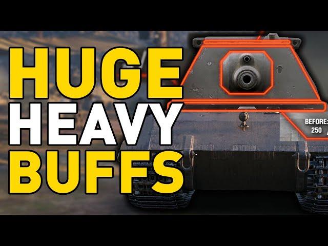 E 100, T110E5 and IS-4 HUGE BUFFS in World of Tanks!