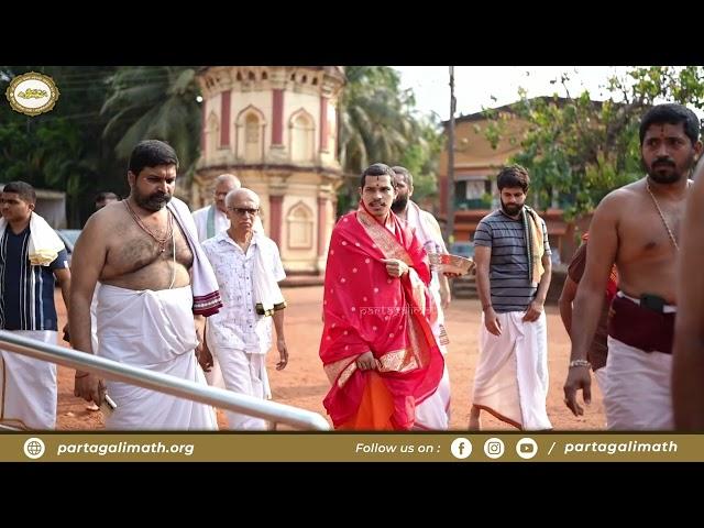 Glimpse of Paramapoojya Swamiji's visit to Shree Jeevottam Math | Gokarn | Partagali Math | Goa