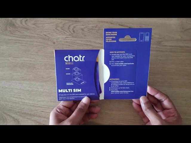 Chatr Mobile Sim unboxing #IndiaToCanada - Ep 398 | Life Thoughts Camera