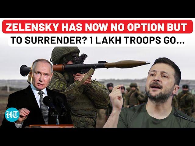 Zelensky Facing Biggest Military Revolt? Over 100,000 Troops Flee Duty As Putin Wreaks Havoc | Kursk