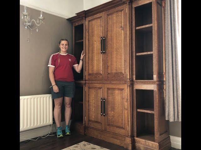 massive oak storage cabinet project!