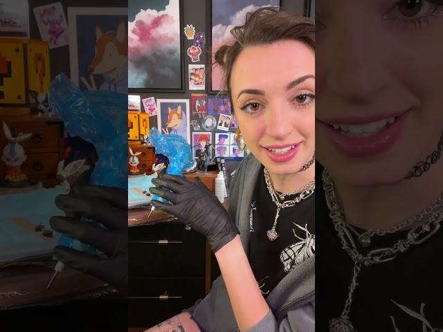 ASMR | Giving You a Very Quick Tattoo #asmr #shorts #fast