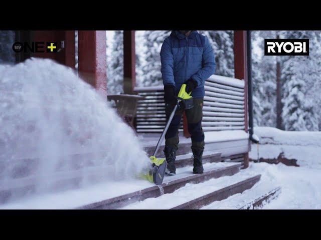 Say Goodbye to Back-Breaking Shoveling! RYOBI® 18V ONE+™ 25cm Snow Shovel