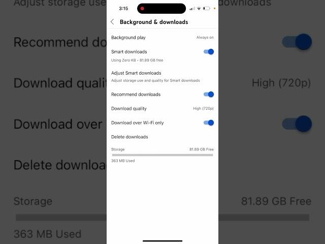 YouTube Premium SMART DOWNLOADS - what is it? How to enable or disable?