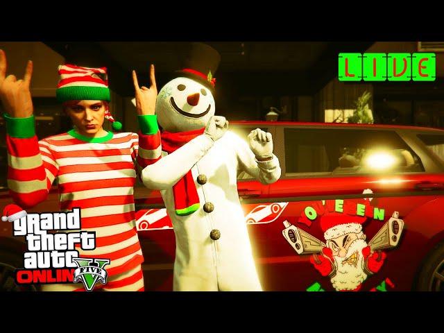 LIVE: GTA V Online: Merry Barely Christmas on GTA Online!