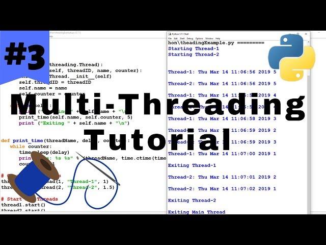 Python Multithreading Tutorial #3 - Synchronizing & Locking Threads